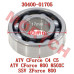 Bearing 6203 - Model MICF30400-01705 Genuine CFMoto bearing 6203 (part 30400-01705). Fits CForce 850/800, CForce C4/C5, GOES TERROX 500/550, and ZForce 800 Sport. High-quality deep groove ball bearing for reliable rotating performance.