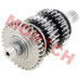 副轴组合 - Model MICF0GQV-064000-5000 原厂CFMoto换挡变速系统副轴组合(零件号0GQV-064000-5000)。适配CForce C4/C5及GOES TERROX 550L/500L EPS。变速箱副轴总成,确保换挡可靠。