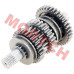 副轴组合 - Model MICF0GQV-064000-5000 CFMoto换挡变速系统副轴组合, 副轴组合, 变速箱副轴, 0GQV-064000-5000, CForce C4副轴, GOES TERROX 550L副轴, CForce C5副轴, CFMoto 192Q/192R变速箱部件, 原厂副轴