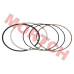 Genuine CFMoto piston ring assembly (part SH-0GRV-0401A0). Fits CForce C4 Touring/C4/C5 and GOES TERROX 550L/500L EPS 2026-2027. Complete ring set for reliable sealing and oil control.