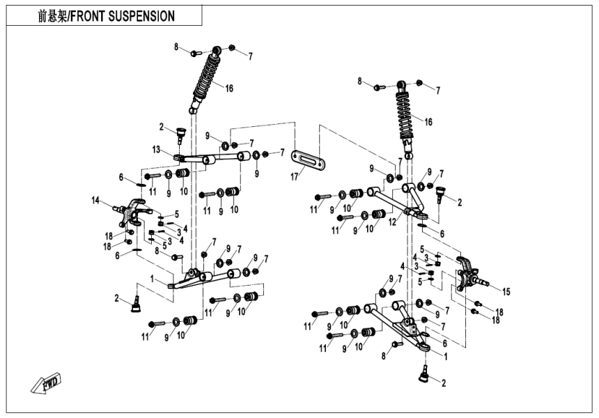 前悬架 CF110AY10-F05