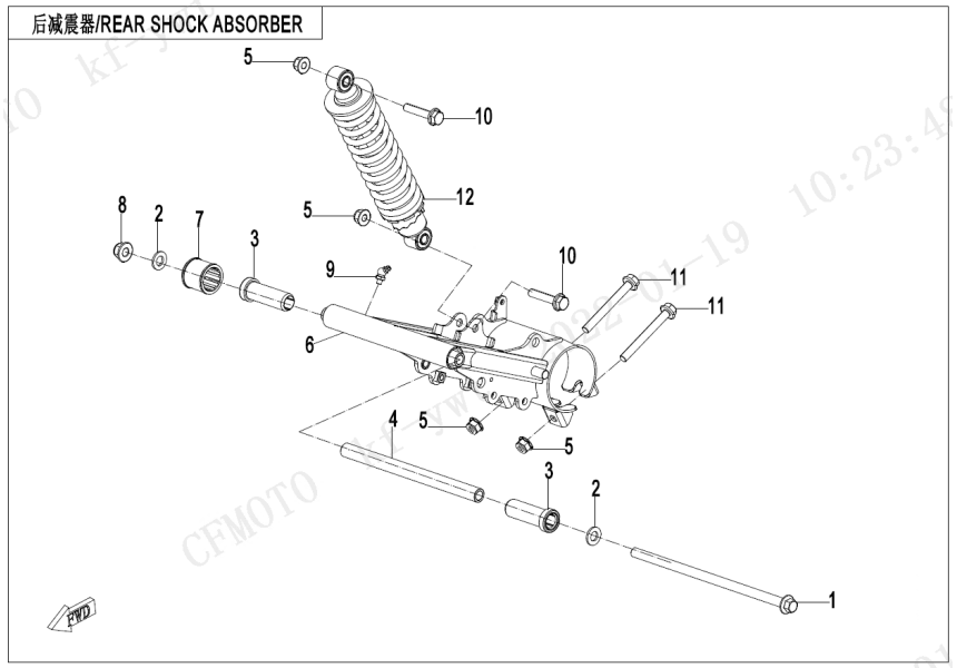 后悬架 CF15DAY10-F06