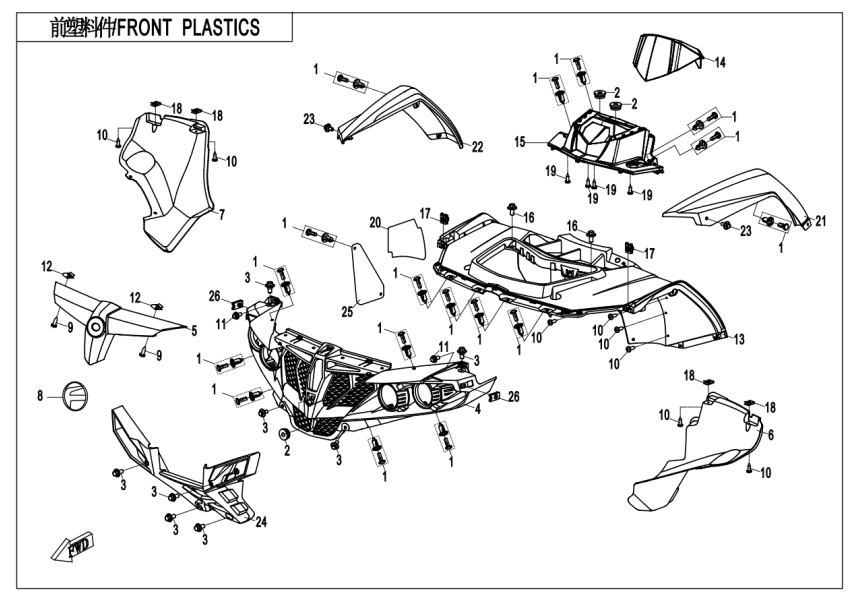 FRONT PLASTICS