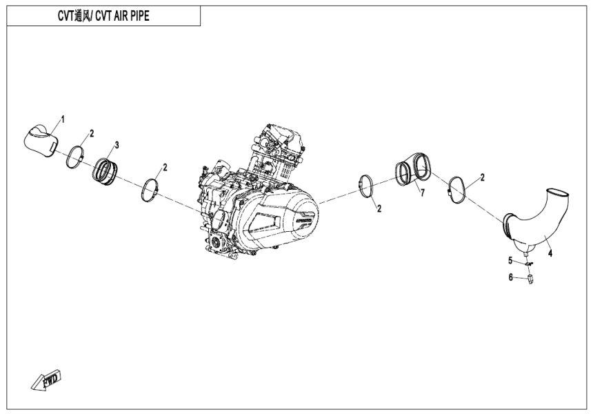 CVT AIR PIPE CVT AIR PIPE
