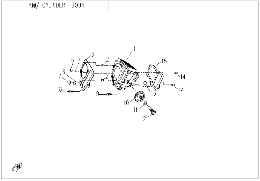 气缸体 1P52YH-2-E02-2