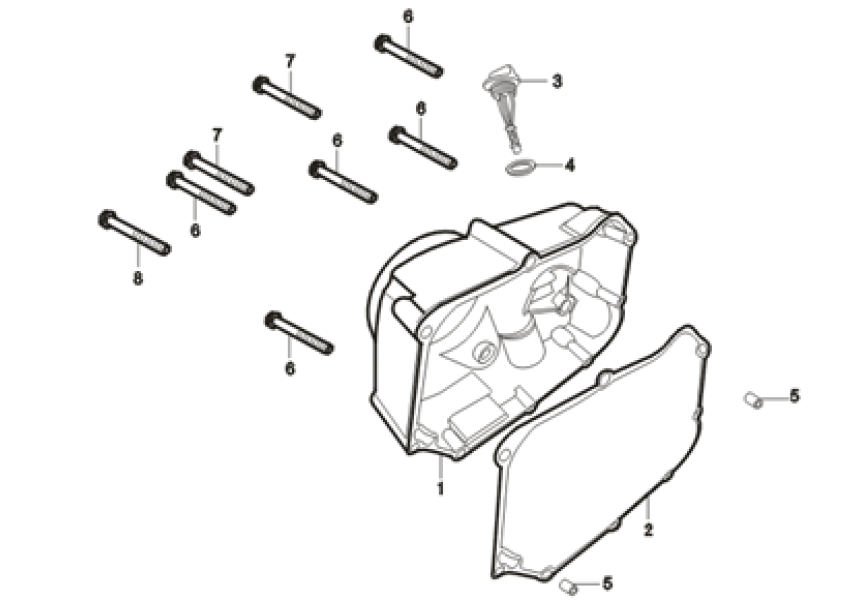 RIGHT CRANKCASE COVER RIGHT CRANKCASE COVER