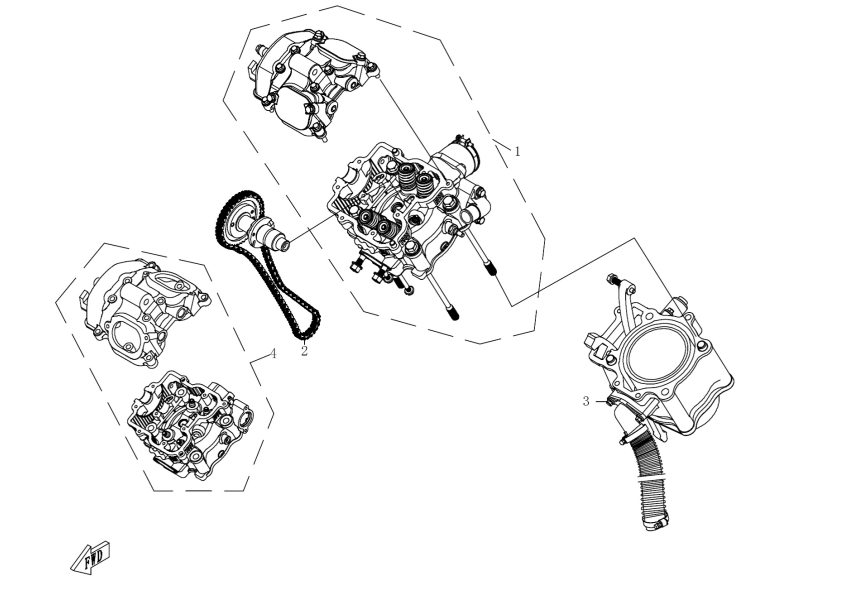 CYLINDER HEAD & CYLINDER ASSY CYLINDER HEAD & CYLINDER ASSY