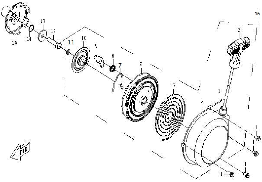 RECOIL STARTER RECOIL STARTER