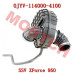 空滤器稳压腔进气管 - Model MICF0JYV-114000-4100 CFMoto Air Filter Intake Pipe 0JYV-114000-4100-20 | ZForce 950 2023-2026
