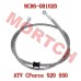 Rear Fluid Hose, Master Cylinder