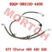 前制动油管 - Model MICF9DQV-080150-4400 CFMoto Front Brake Fluid Hose 9DQV-080150-4400 CForce 400 450S 520 L Touring