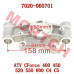CFMoto左后轮轴支座组合 7020-060701 适用CForce 400/450/500/520/820及Terrox (2014-2026)