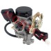 GY6 50cc Kunfu Carburetor Assy PD18 w/ Accelerator