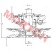 Linhai YP250 CVT Rear Clutch Pulley