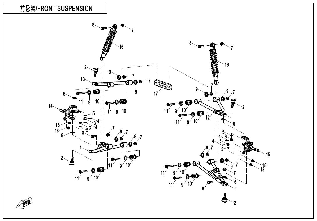 前悬架 CF110AY10-F05