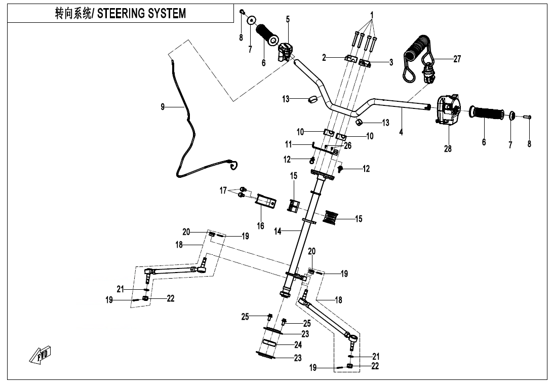 转向系统 CF110AY10-F10