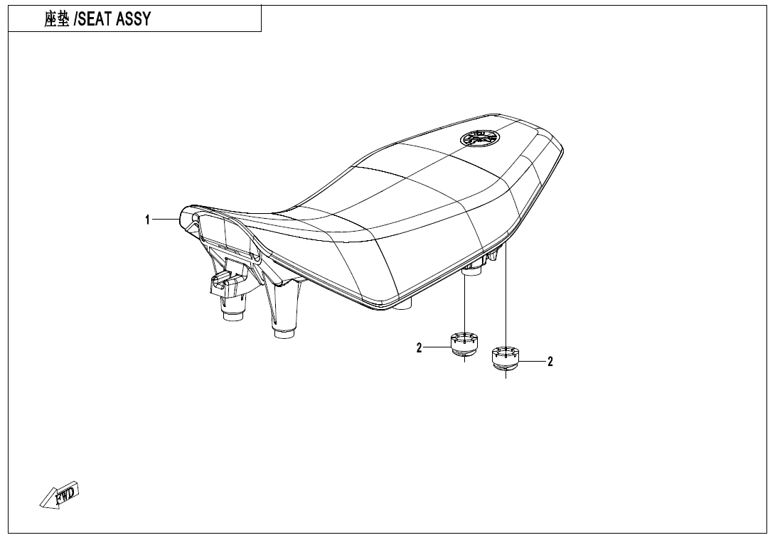 座垫 CF110AY10-F13