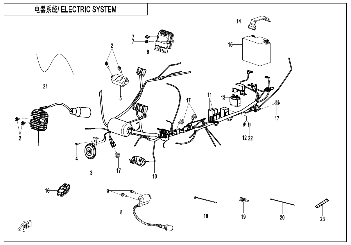 电器系统 CF110AY10-F15-1