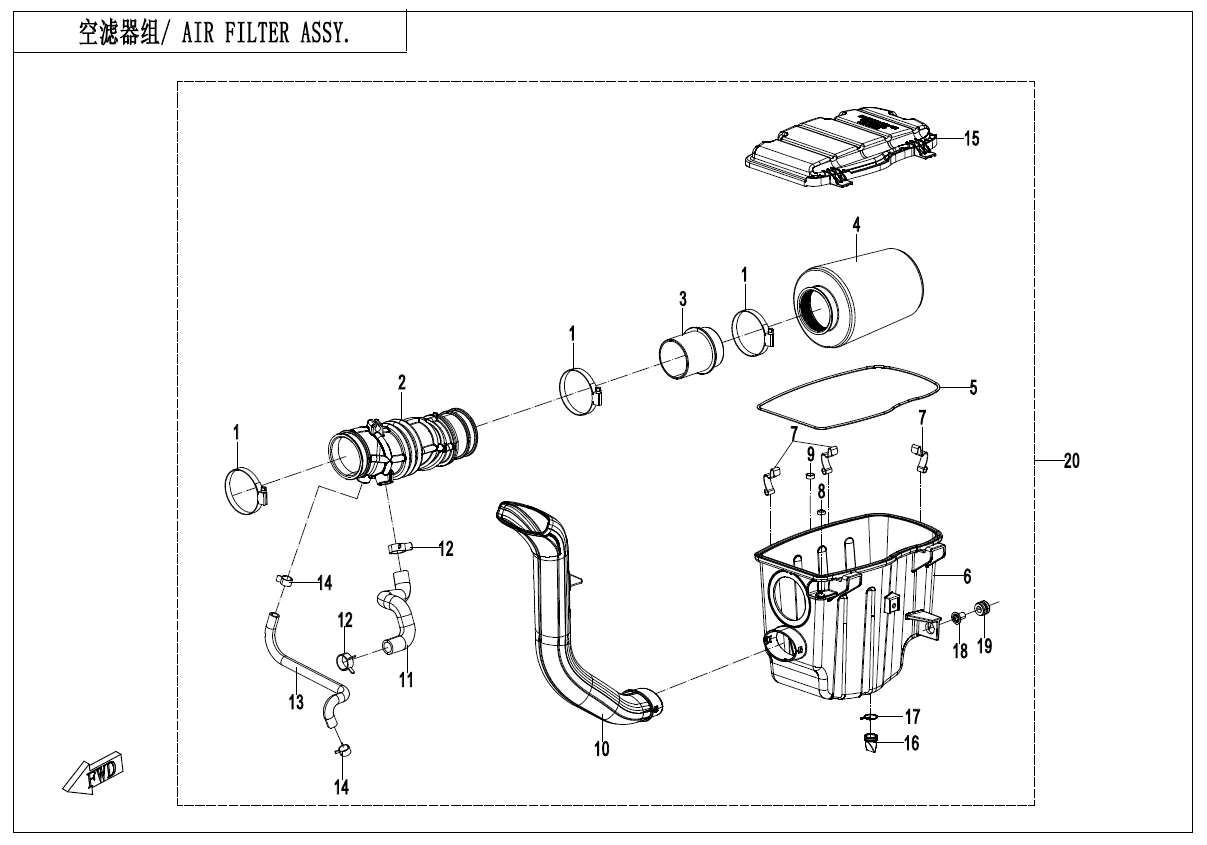 AIR FILTER ASSY(EU168)